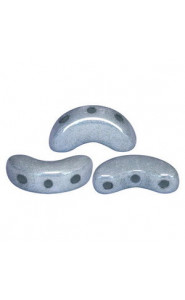 Les perles par Puca® Arcos beads Opaque blue ceramic look 03000/14464